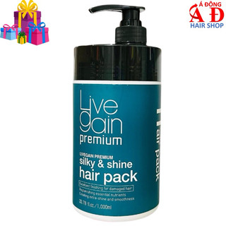DẦU HẤP Ủ TÓC SUÔN MƯỢT NƯỚC HOA LIVEGAIN PREMIUM SILKY & SHINE HAIR PACK 1000ML
