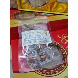 20set phụ liệu chưng yến- combo chưng yến[táo đỏ+ hạt chia+kỷ tử+đông trùng+đường phèn]+ hủ thuỷ tinh.