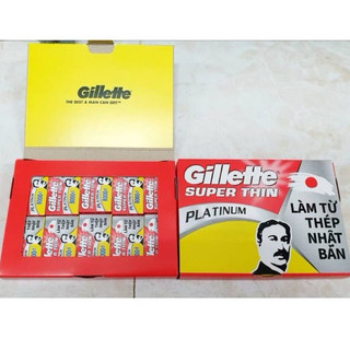 Combo 5 hộp Lưỡi lam Gillette Super Thin hộp 5 lữơi