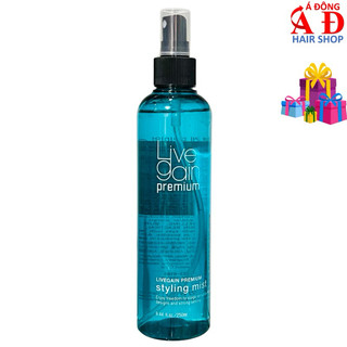Keo xịt tạo kiểu tóc Cứng Livegain Premium Styling Mist 250ml Hàn Quốc