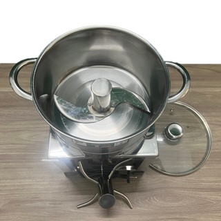 May xay tỏi ớt inox tặng kèm que đánh tơi thịt làm chà bông