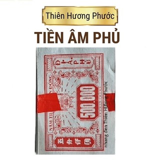 Vàng mã âm phủ màu đỏ cúng gia tiên 1 xấp