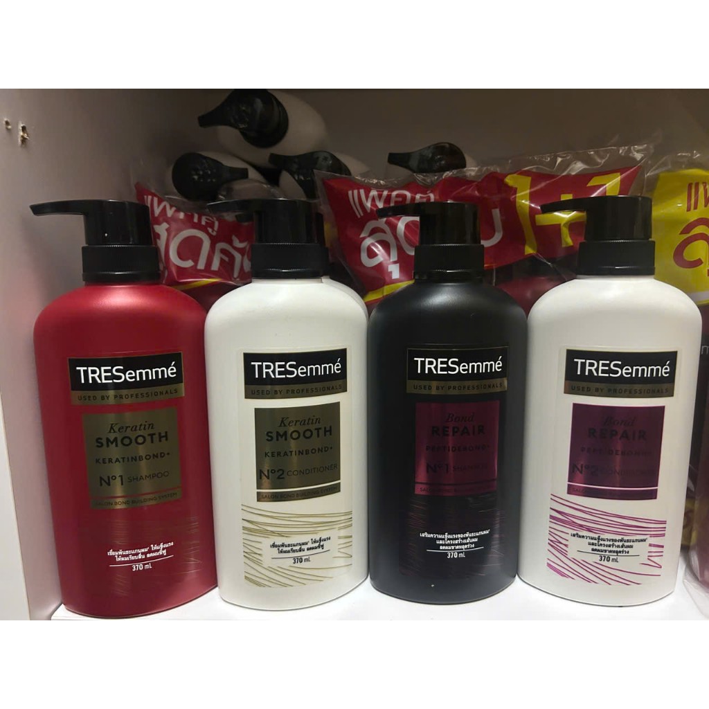 DẦU GỘI / XẢ TRESEMME KERATIN SMOOTH THÁI LAN 370ML