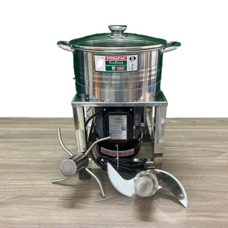 Máy đánh tơi thịt làm chà bông nồi tháo rời tặng kèm dao xay đa năng inox 304