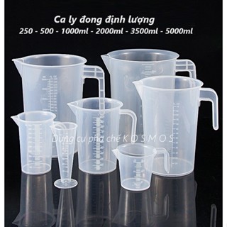  Ca Ly đong đinh lượng 250ml - 500ml - 1L - 2L - 3.5L - 5L làm bánh pha chế  chất dày bền đẹp  