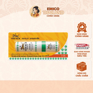 Ống hít thông mũi tiger balm inhaler 2cc 2 đầu - hàng nội địa thái lan