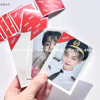 Tấm 8 tem dán góc chữ Sold set 10 tấm