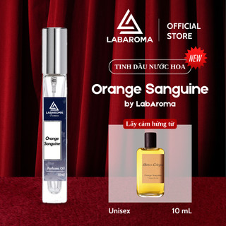 Tinh dầu nước hoa unisex Orange Sanguine by LabAroma Premium 10ml, hương thơm tươi trẻ, năng động | Nhập khẩu Anh