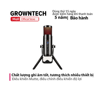 Micro thu âm, livestream Growntech MU900 LED RGB tiện lợi, âm thanh to rõ ràng