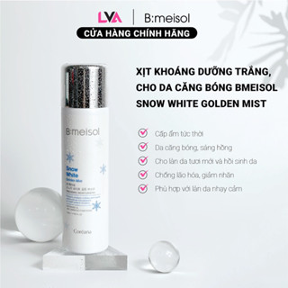 [ Date 02/26] Xịt khoáng tia mịn cấp ẩm dưỡng trắng sau 1 tuần cao cấp Bmeisol Snow White Golden Mist