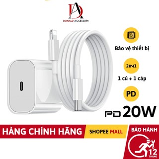 Combo sạc nhanh pd 20w - cb20w - donald accessory