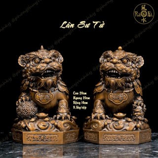  Lân Sư Tử - Thú Mang Điềm Lành - Tượng Đồng Phong Thủy 