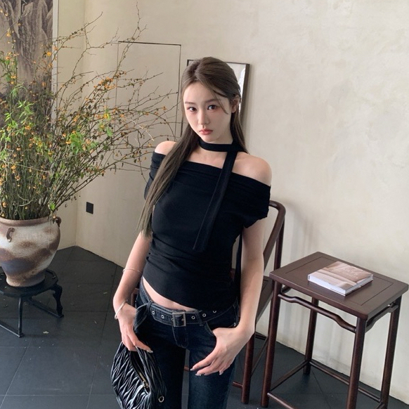 [MẶC 10 KIỂU] Áo trễ vai nữ KÈM DÂY cộc tay thun cotton mềm mịn Z24 justdun Kenco clothing | BigBuy360 - bigbuy360.vn