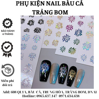 Sticker Dán Móng Nail - Sticker Design Trang Trí Móng Nhiều Mẫu Siêu Xinh - Sơri Nail