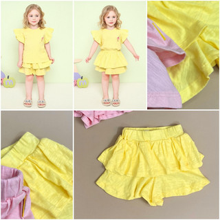 Quần váy hè cotton Mollimelli ecpgse02 vàng