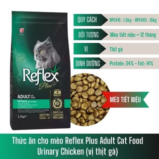 Thức ăn mèo trưởng thành reflex Uri plus dành cho mèo tiết niệu