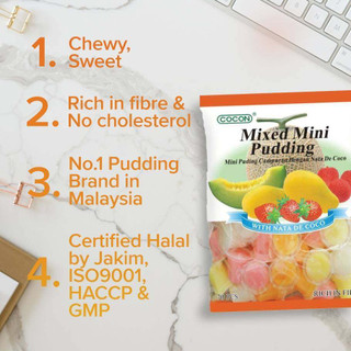 Thạch Rau Câu COCON Mini Pudding 375g
