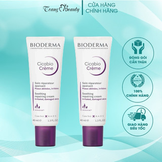 Kem dưỡng phục hồi da Bioderma Cicabio Cream 40ml tím