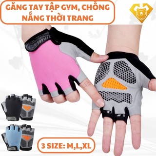 Găng tay đi xe máy, tập gym, chống nắng cho nam và nữ cao cấp AG57