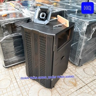  Vỏ thùng loa kéo 4 tấc đơn  1 Bass 1 Treble 1 Trung Mid 16cm  
