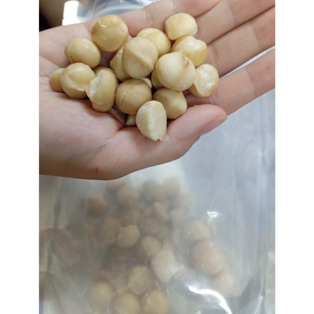 nhân hạt Macca sấy chín (hạt vỡ đôi)  2 kg