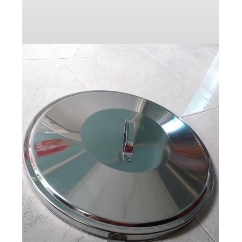 Nắp bồn nước Long Nhiên inox 304 đường kính 42cm đậy chung bồn 1000l đứng, 500L, 2500L, 1500L...bán 