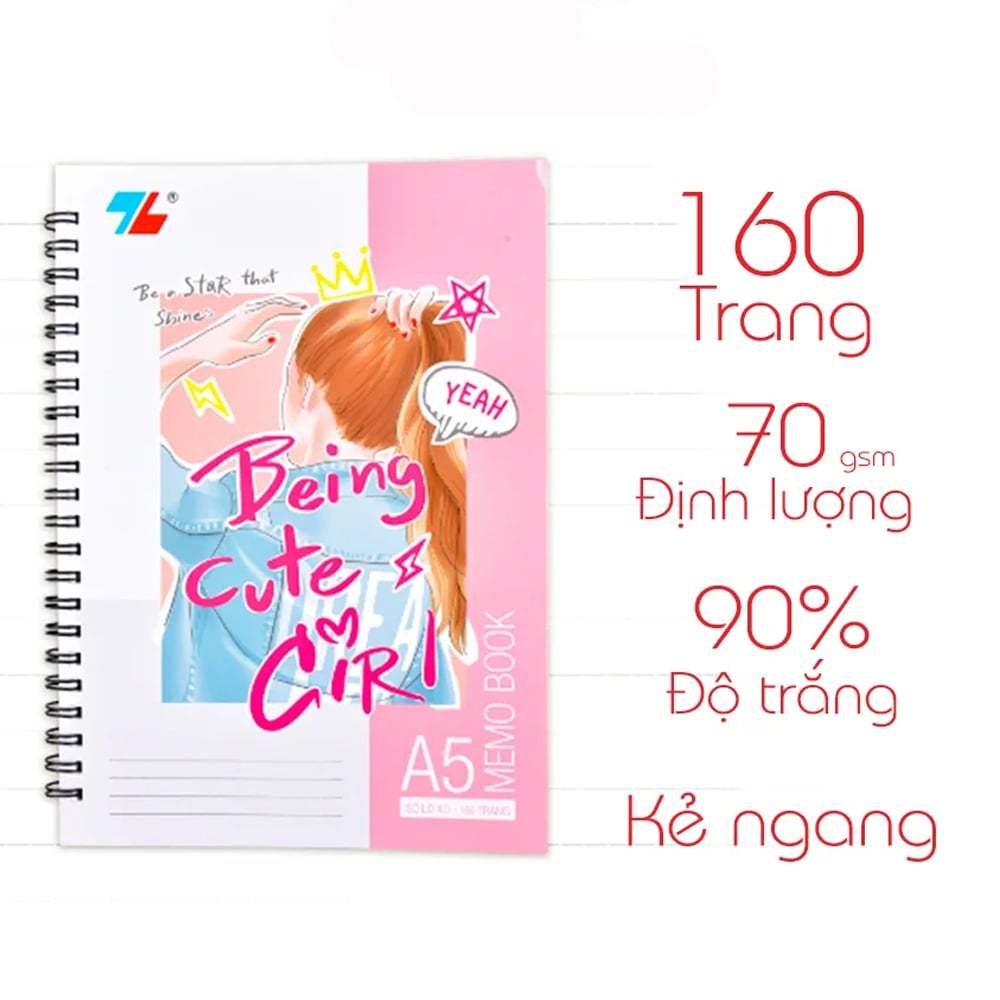 Sổ lò xo dọc A5 160T MB-004