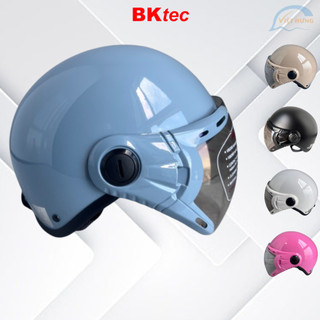  Mũ bảo hiểm nửa đầu có kính siêu đẹp - Hàng chính hãng BKtec - BK6K - SJC - Vòng đầu 56-58cm - Bảo Hành 12 tháng 