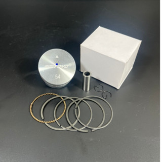 Bộ piston bạc 54 trái nén SMITOYO đầu cao chưa móc mắt ắc 13 cho xe wave, dream, cub, 67, sirus 50