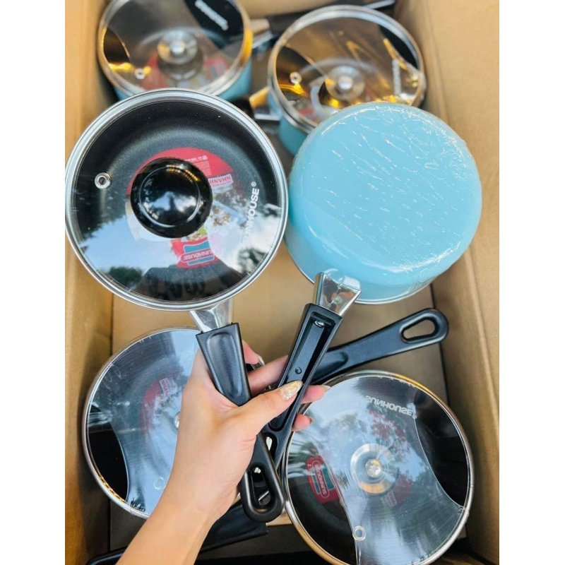 Nồi nấu bột chống dính Shunhouse - quánh nấu cháo cho bé 14cm