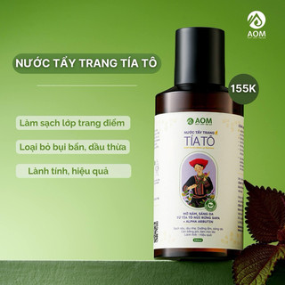 Nước tẩy trang tía tô
