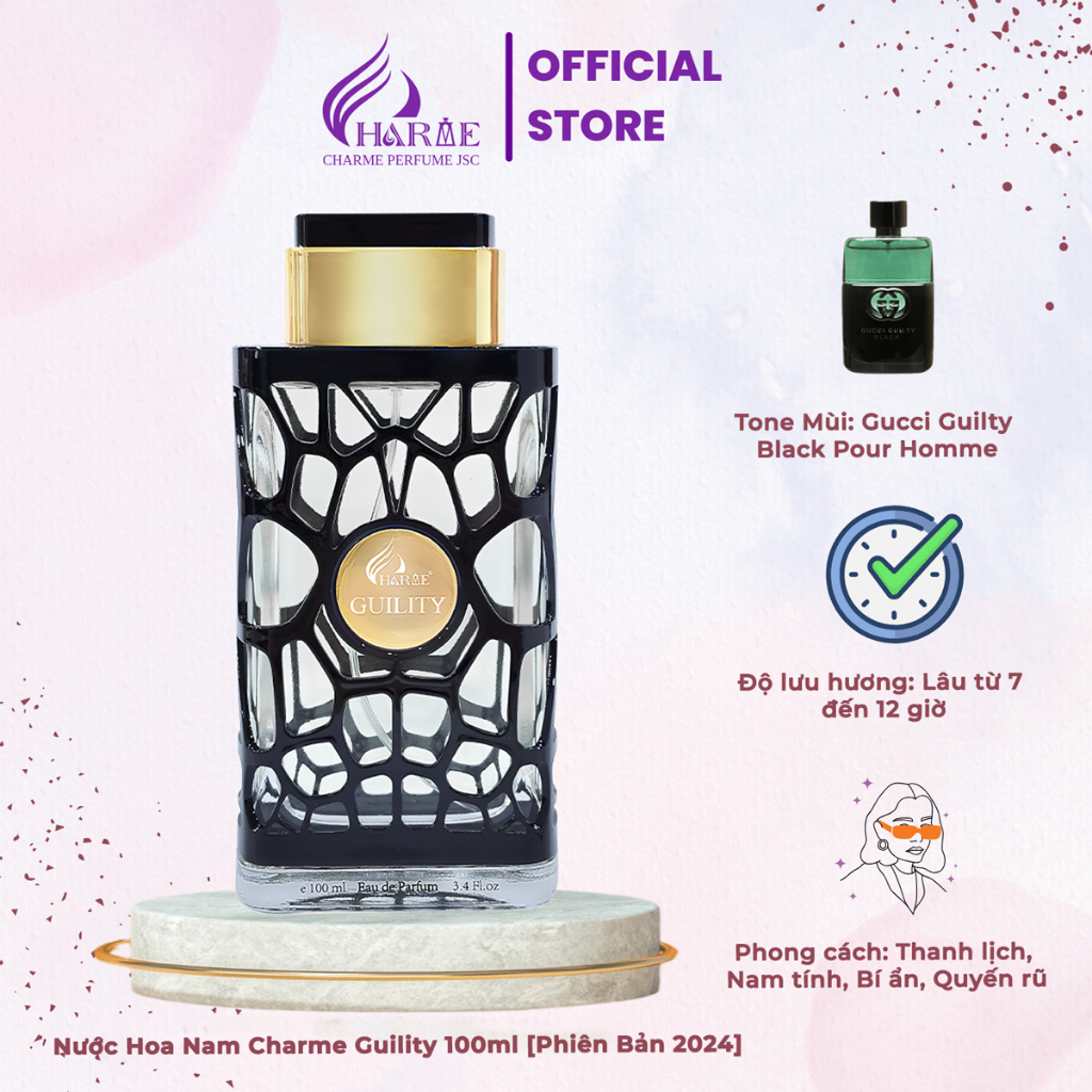 Nước Hoa Nam Charme Guility 100ml [Phiên Bản 2024]