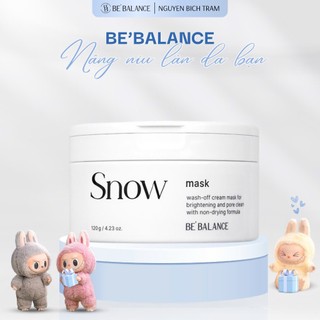 [New Version] MIRACLE SNOW MASK BE' BALANCE - Mặt nạ ủ trắng dùng được cho da nhạy cảm