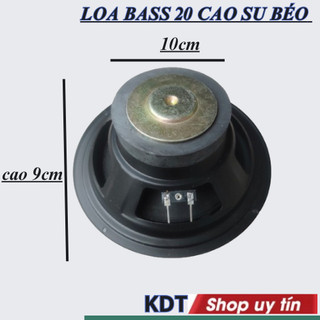 Củ loa bass 20 từ đơn 100mm gân cao su béo siêu bass giá 1 chiếc