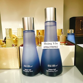 Nước hoa hồng cấp nước Su:m37 Water-full Skin Refresher-sum xanh Rebalancing 100ML/170ML