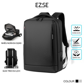 Balo laptop chống sốc chống nước giá rẻ EAZY BLA02 có cổng sạc USB , Balo đựng laptop 15.6 inch cao cấp nam nữ