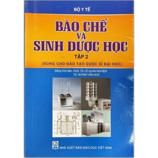 Sách - bào chế và sinh dược học tập 2