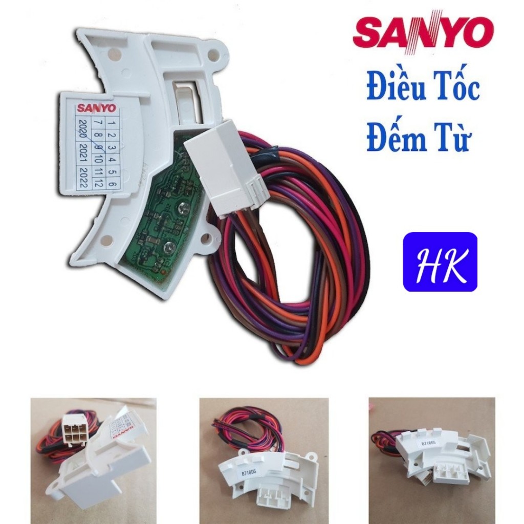 Mạch đếm từ dò cảm biến máy giặt Sanyo D900HT-D900ZT-D90VT cửa trên chính hãng
