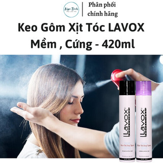 KEO XỊT GIỬ NẾP TÓC LAVOX 420ML