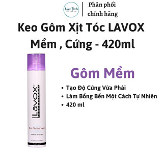 KEO XỊT GIỬ NẾP TÓC LAVOX 420ML