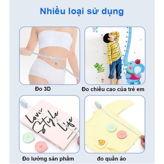 Cuộn Thước Dây Mini Dài 150cm Nhỏ Gọn