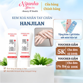 Kem Xóa Nhăn Tay Chân Hanjilian Nhật Bản, Loại Bỏ Các Vết Nhăn, Gân Đồi Mồi Giúp Da Căng Bóng,Trắng Mịn Không Tì Vết 80g