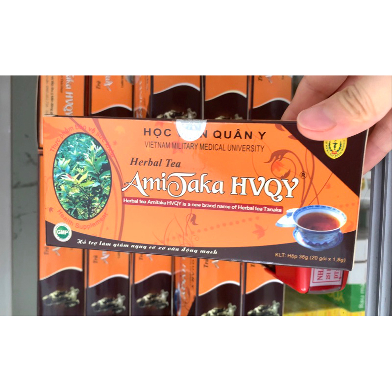 [ 5 hộp ] Trà AmiTaka Học Viện Quân Y, giúp cải thiện tuần hoàn máu não ổn định huyết áp