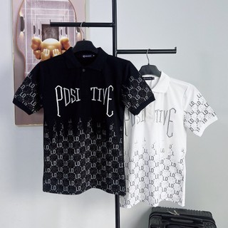 Áo thun polo nam đẹp tay ngắn có cổ dập vân chữ nổi  thêu logo vải cotton co dãn 4 chiều mẫu mới-KING77FASHION