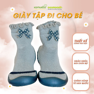 [Giày lười cho bé] - giày công thái học trẻ em Ggomoosin - Mary Dot Ribbon