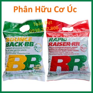 Phân hữu cơ dynamic nhập khẩu úc rr rapid raiser - bb bounce back dạng viên nén tan chậm