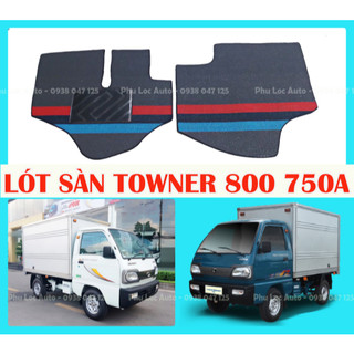 Lót sàn cao su cắt may sẵn xe tải thaco towner 800a 750a chống thấm bền đẹp