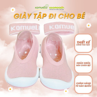 Giày cao su em bé - giày công thái học trẻ em Ggomoosin - Flat Pink
