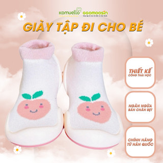 [Giày lười cho bé] - giày công thái học trẻ em Ggomoosin - Cute Peach