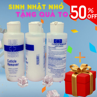 Nước mềm da, kem mềm da nail mỹ blue cross - không cần ngâm 177ml chanh nail
